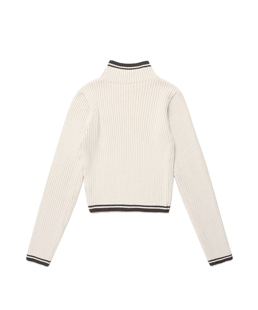 Cavish Women's Slammers Turtle Neck Knit in Ivory