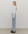 Marithé François Girbaud W HIGH STRAIGHT DENIM PANTS