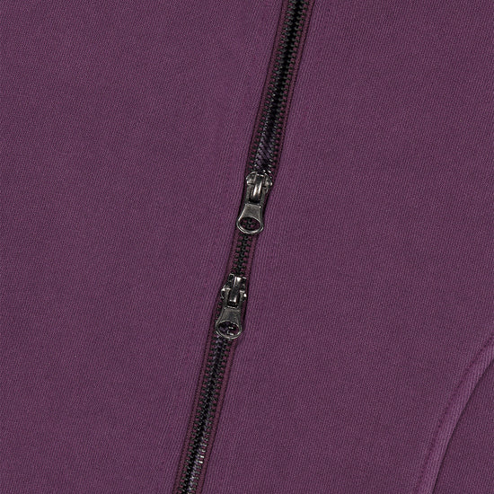 Mahagrid Pigment Stripe Mixed Zip Up Hoodie