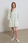 General Idea WOMAN Pintuck Low-Rise Dress