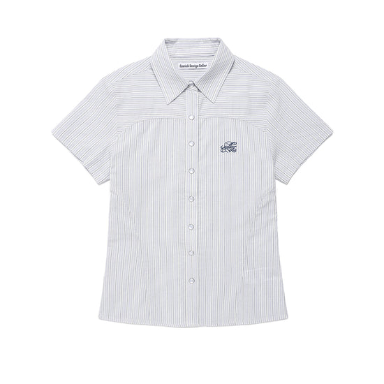 Cavish Women's Striped Half Sleeve Shirt