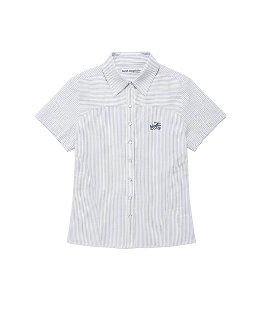 Cavish Women's Striped Half Sleeve Shirt
