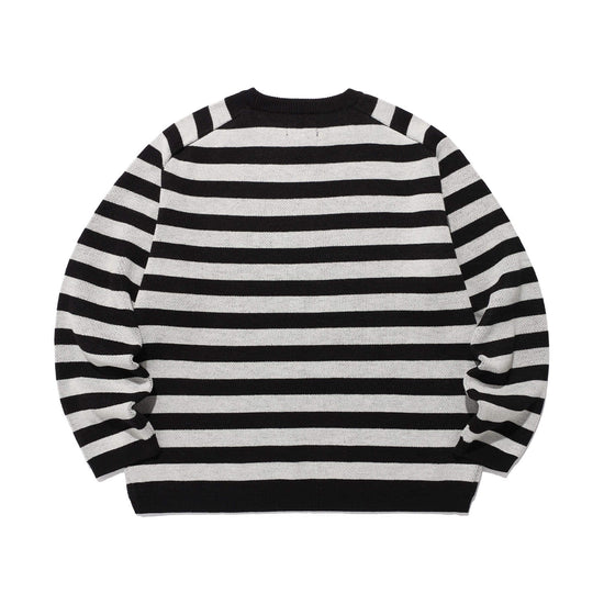 Nice Ghost Club Skull Rabbit Stripe Knit