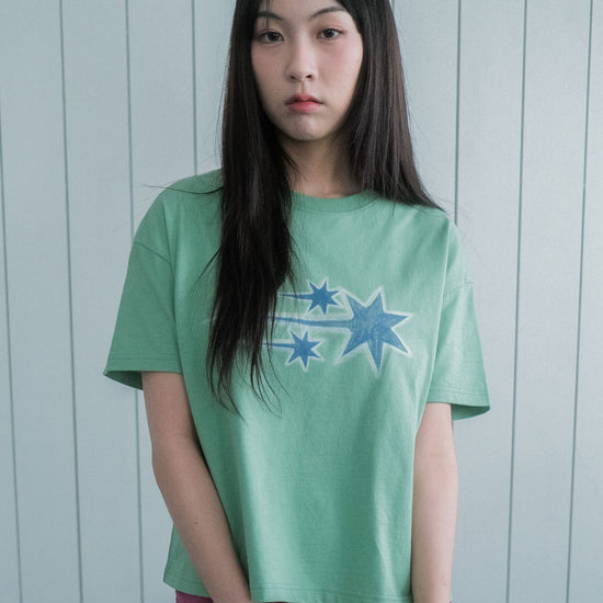 Nice Ghost Club Drawing 3 Star Big Crop Tee