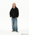 Mahagrid Pray Applique Zip Up Hoodie