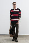 General Idea UNISEX Classic Bold Stripe Rugby T-Shirt
