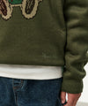 Marithé François Girbaud Kids Holiday Bear Knit Pullover