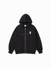 ADLV BASIC AC BEAR HOODIE ZIP UP