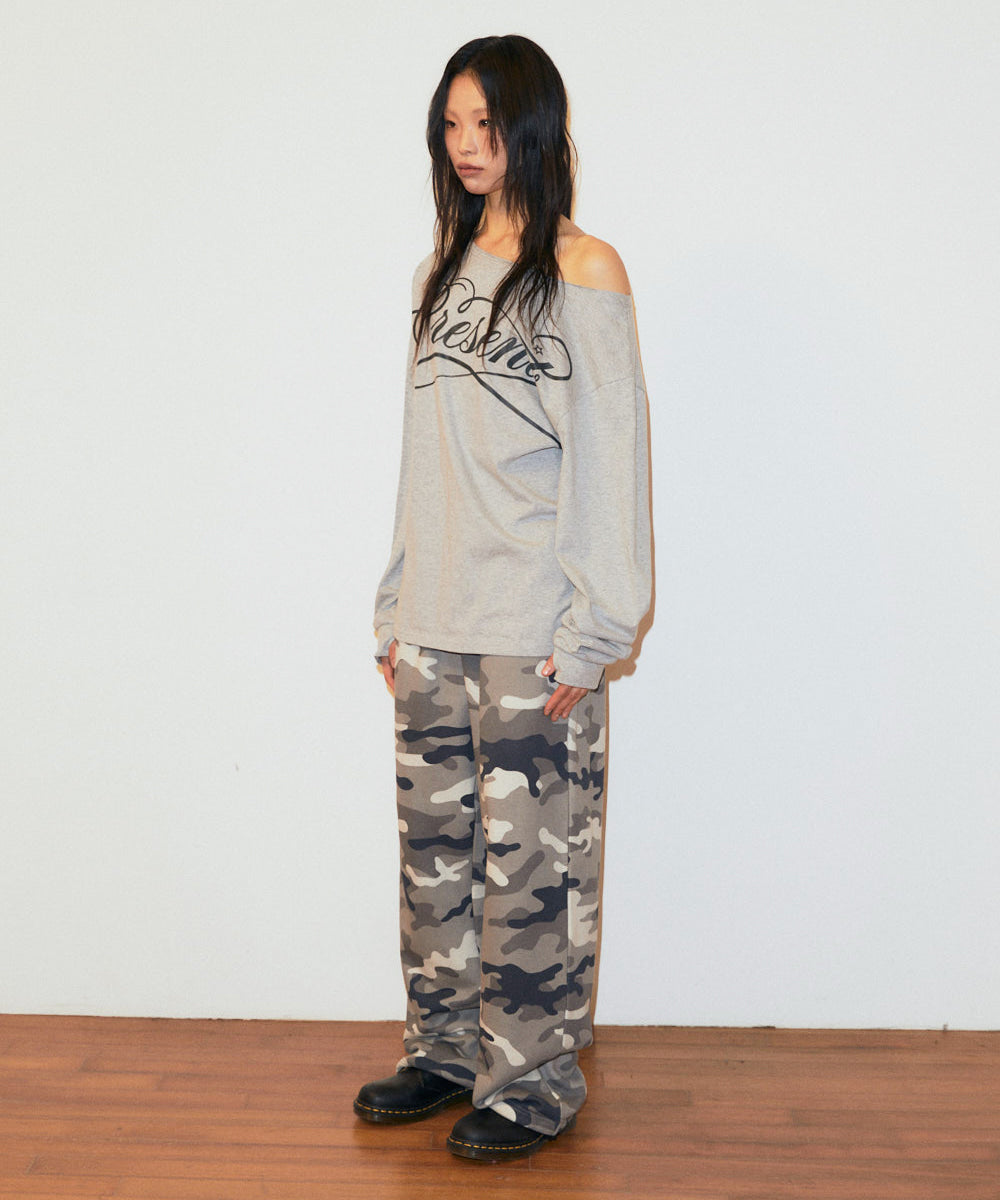 Mahagrid Camo Applique Sweatpant