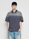 ADLV Garment Dyeing Collar Short Sleeve T-Shirt