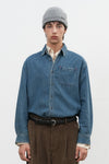 General Idea MAN Pocket Washed Denim Shirt