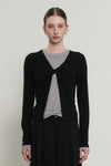 General Idea WOMAN Layered Twist T-Shirt