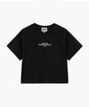 Marithé François Girbaud W Lettering Logo Crop Tee