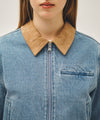 Marithé François Girbaud W CROP DENIM BLOUSON JACKET