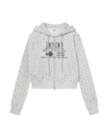 AEAE Web Logo Flower Crop Hoodie Zip Up