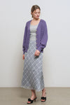 General Idea WOMAN Cotton Blend Saddle Shoulder Cardigan