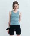 Marithé François Girbaud W U NECK SLEEVELESS