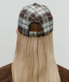 Marithé François Girbaud Classic Logo Two Tone Check Cap