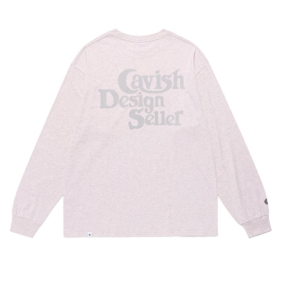 Cavish [July 20th Pre-Order] SELLER LOGO LS TEE [PINK]