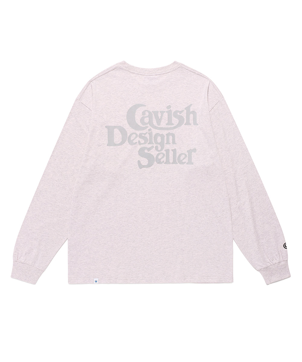 Cavish [July 20th Pre-Order] SELLER LOGO LS TEE [PINK]