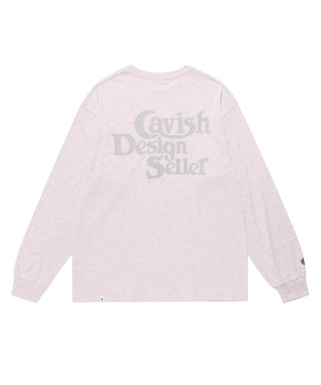 Cavish [July 20th Pre-Order] SELLER LOGO LS TEE [PINK]