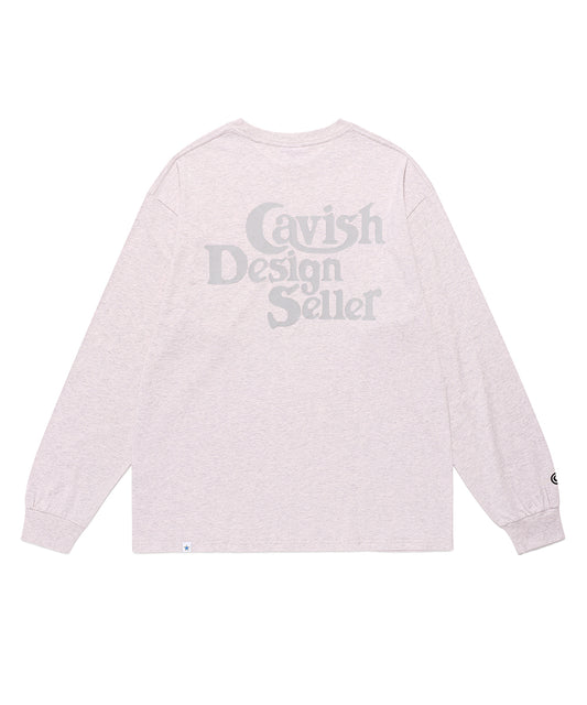 Cavish [July 20th Pre-Order] SELLER LOGO LS TEE [PINK]