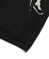 Nice Ghost Club Ghost Angels Lace Hoodie Zip Up [Black]