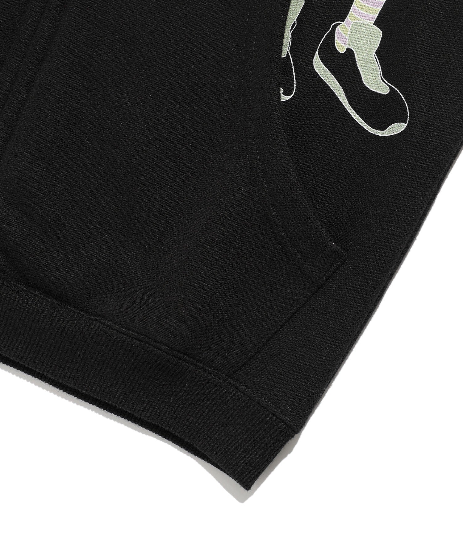 Nice Ghost Club Ghost Angels Lace Hoodie Zip Up [Black]