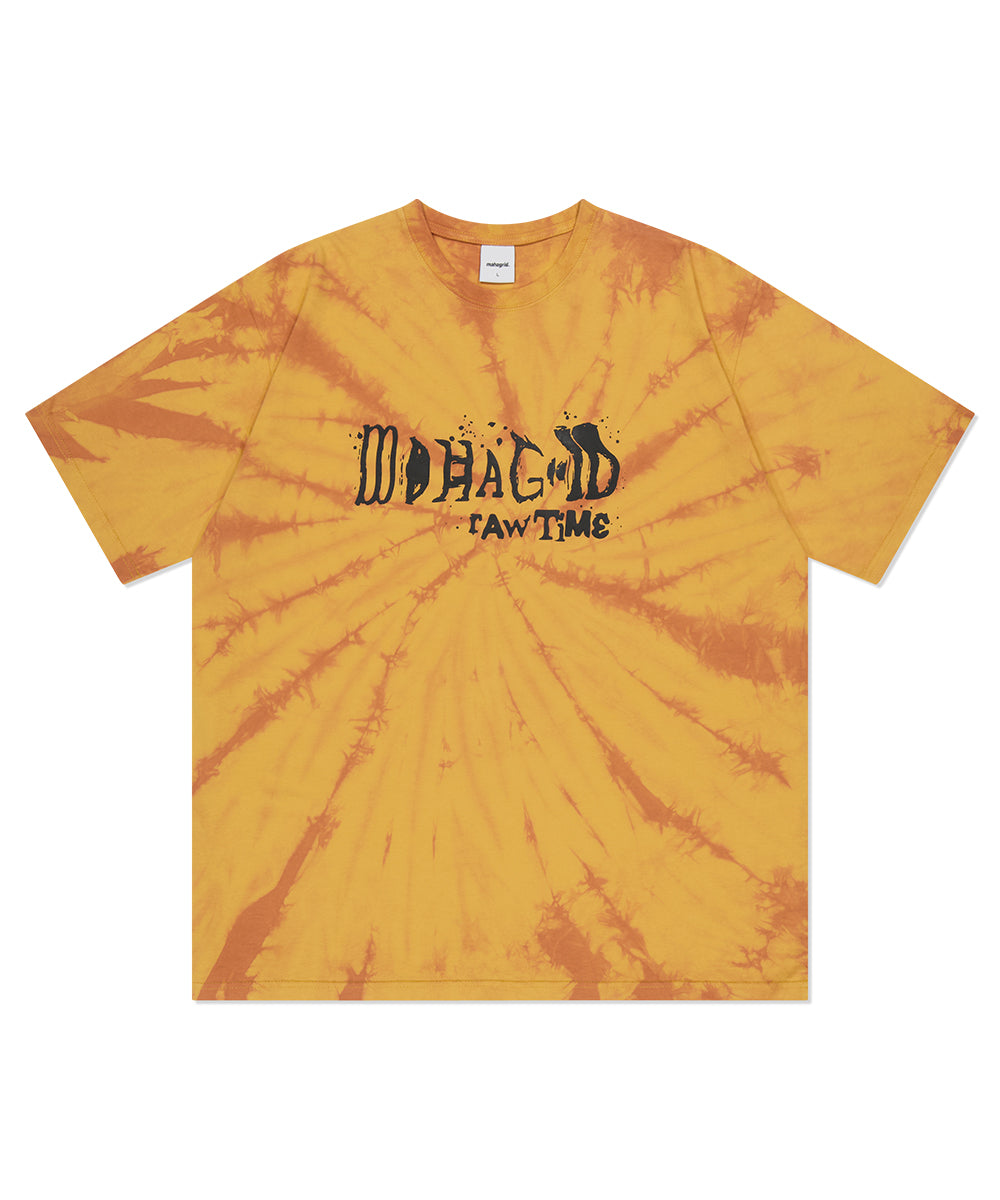 Mahagrid Raw Time Tie Dye Tee [Orange]