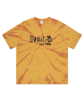 Mahagrid Raw Time Tie Dye Tee [Orange]