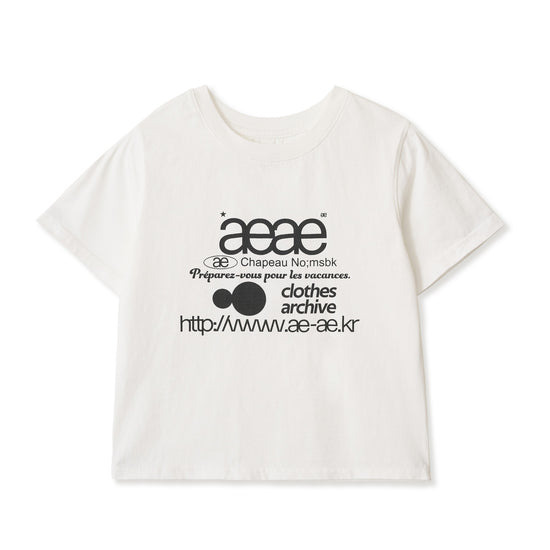 AEAE Web Logo Crop T-Shirt