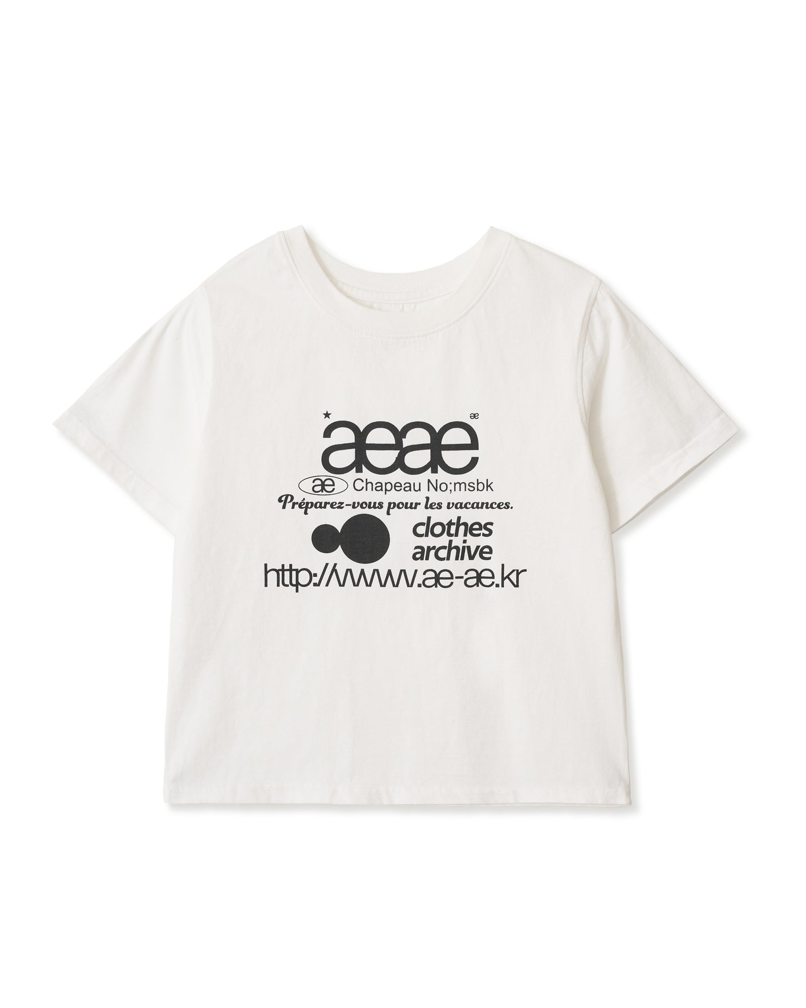 AEAE Web Logo Crop T-Shirt