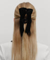 Marithé François Girbaud Circle Logo Velvet Hair Clip