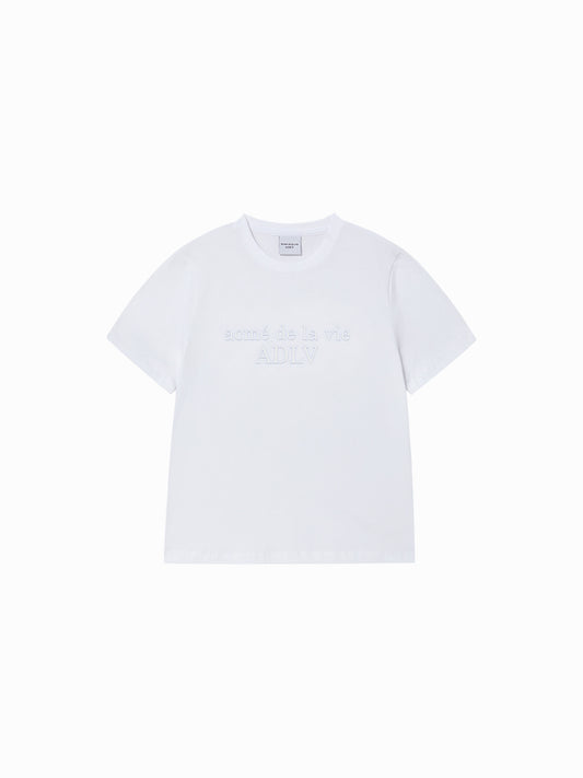 ADLV Woman Two Tone Side Color Short Sleeve T-Shirt