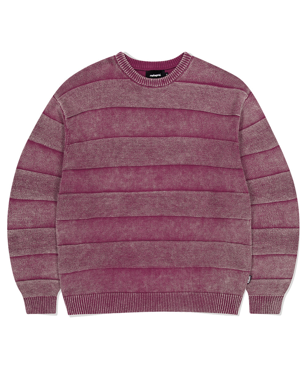 Mahagrid Washed Stripe Knit
