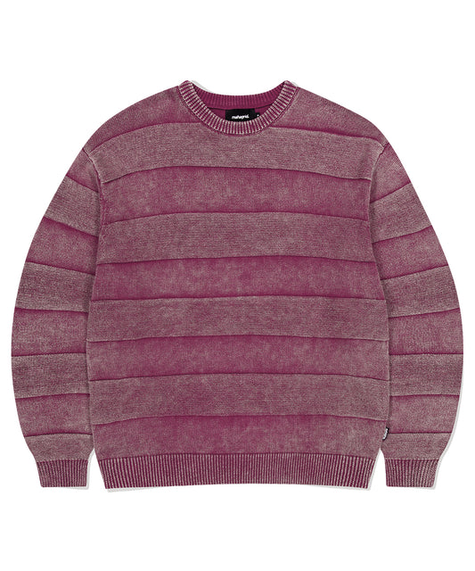 Mahagrid Washed Stripe Knit