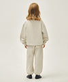 Marithé François Girbaud Kids Doodle Classic Logo Jogger Set-Up Oatmeal