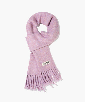 Marithé François Girbaud Fuzzy Solid Knit Muffler