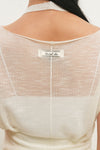 General Idea WOMAN Sheer Halterneck Layered Knit Set