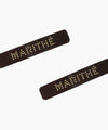 Marithé François Girbaud Regular Logo Metal Ball Hair Pin 2 Pack Ivory