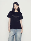 ADLV Woman Cubic Basic Logo Short Sleeve T-Shirt