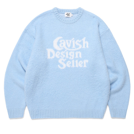 Cavish Brushed Seller Logo Knit Crewneck