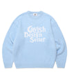 Cavish Brushed Seller Logo Knit Crewneck