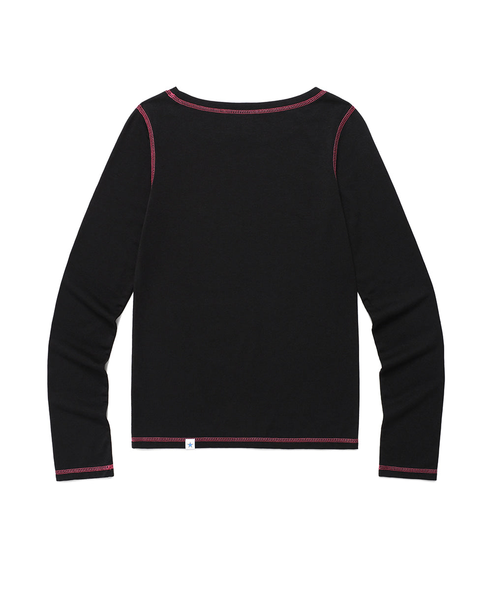 Cavish W ROSE LS TEE
