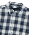 Mahagrid Ombre Check Half Shirt