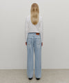 Marithé François Girbaud W HIGH STRAIGHT DENIM PANTS
