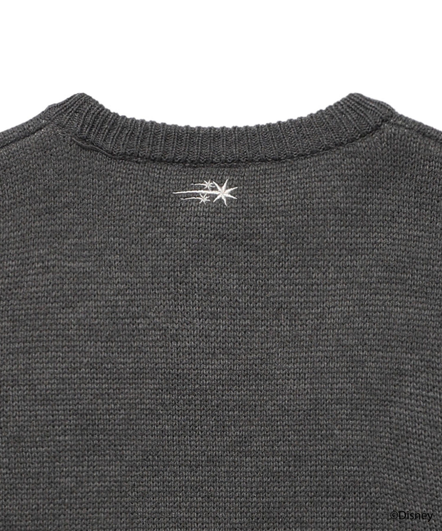 Nice Ghost Club Fantasia Mickey Mouse Knit [Charcoal]