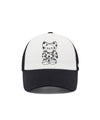 Nice Ghost Club Devil Bear Mesh Cap [White]
