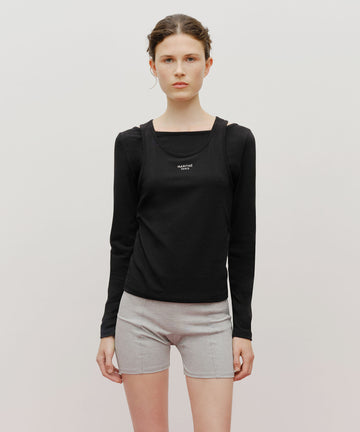 Marithé François Girbaud W Layered Jersey Long Sleeve