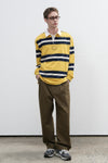 General Idea UNISEX Classic Bold Stripe Rugby T-Shirt